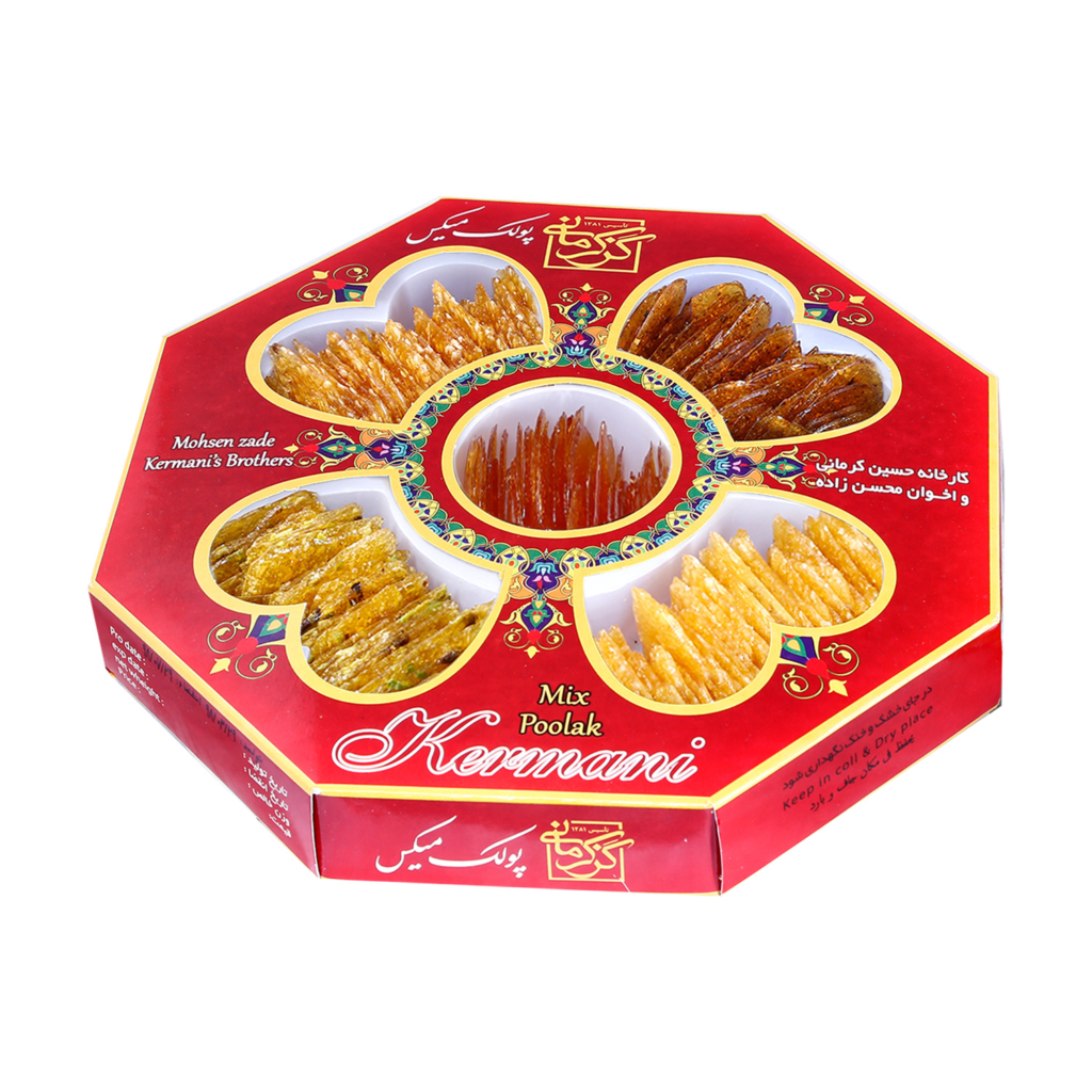 پولکی مخلوط گز کرمانی