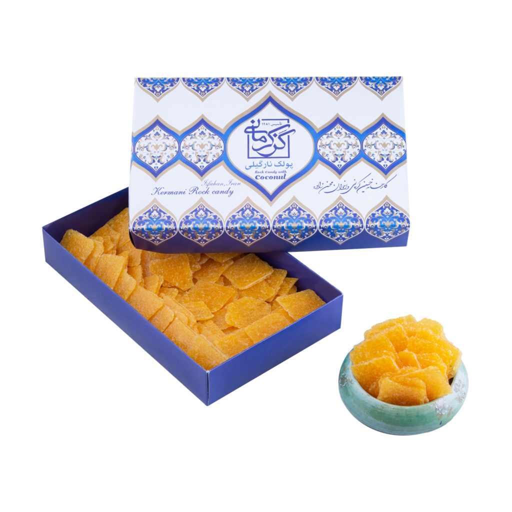 پولکی نارگیلی گز کرمانی