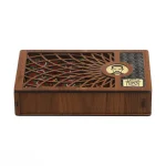 گز لقمه پسته 38 درصد جعبه چوبی - 250 گرم - Image 3