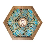 گز لقمه پسته 28 درصد جعبه چوبی شش ضلعی - Image 3