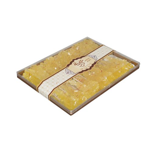 نبات چوبی نی دار زعفرانی جعبه کریستال