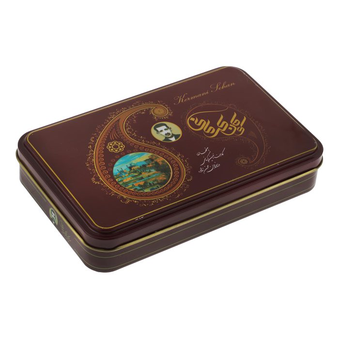 سوهان عسلی تخت جعبه فلزی - Image 4